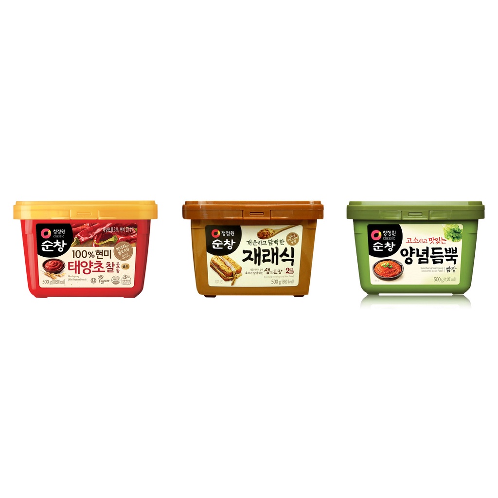▌黑門 ▌韓國🇰🇷進口 清淨園 辣椒醬 黃豆醬 味增醬 大醬湯 韓式燒烤 大象 500g 調味醬 醃醬 韓式料理