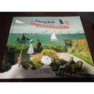 兒童 畫本 Impressionism Coloring Book