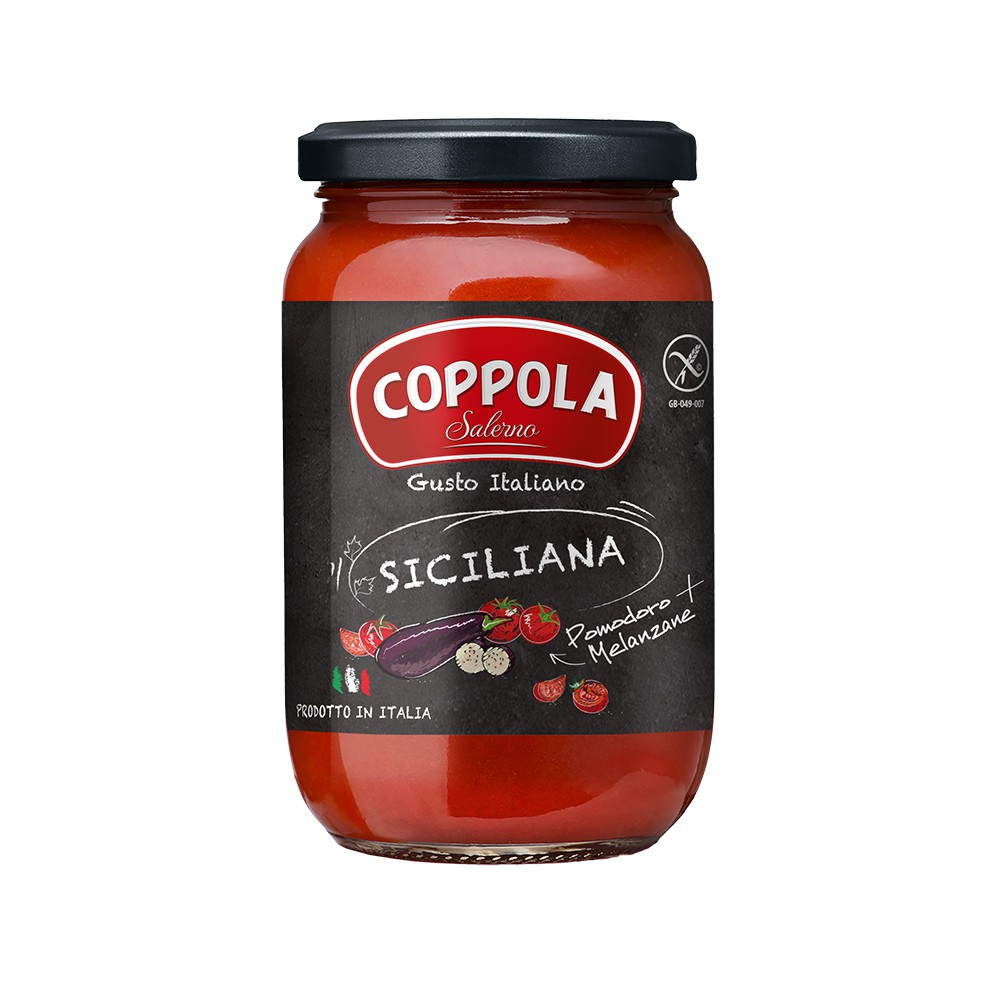 Coppola無加糖茄子蕃茄麵醬 Siciliana (Pomodoro + Aubergines) 350g