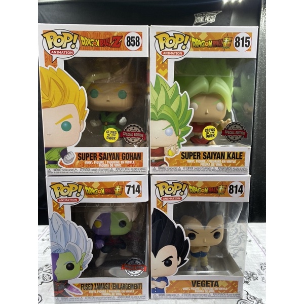 白證 正版 Funko pop 銀標 夜光 七龍珠 孫悟飯 布羅利 扎馬斯 貝吉塔 達爾 858 815 714 814