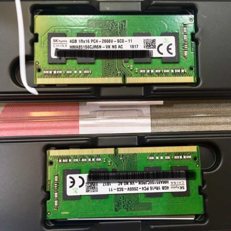 SK hynix 4GB DDR4 2666V 筆電用