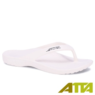 【ATTA】足底均壓(夾腳款) 足弓簡約夾腳拖鞋(白色)ATTA/經典熱銷/足壓釋放/MIT台灣製/足底均壓/無痛夾腳