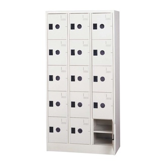 『昱陽傢俱』大富多用途置物櫃905灰白色SY-K-305G 15格/衣櫃/鞋櫃/收納櫃/櫃子/全新品【桃園以北免運費】
