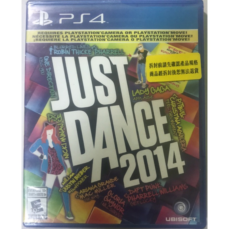 ［Mr. Hank］PS4 遊戲 Just dance 2014 英文版，二手品 #PS4 #PS4遊戲 #PS4主機