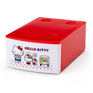 Sanrio HELLO KITTY便條紙附可堆疊迷你抽屜式收納盒