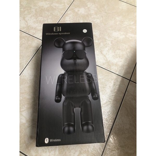 現貨 暴力熊公仔造型 暴力熊 bearbrick 庫柏力克熊 B1 藍芽音響 暴力熊藍牙喇叭白色娃娃機商品