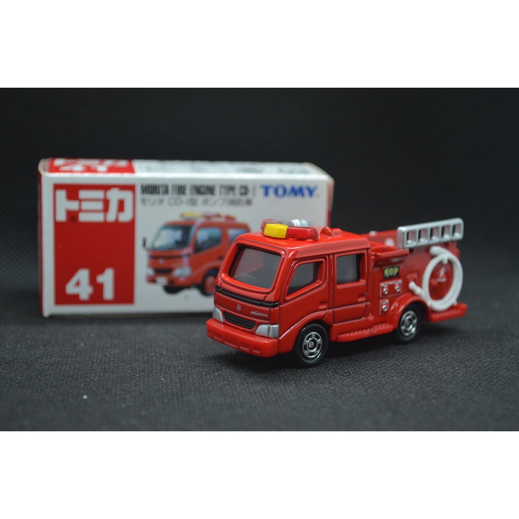 【T'Toyz】 Tomica No. 41 Morita Fire Engine Type CD-I 消防車 附膠盒