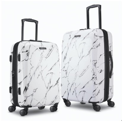 American Tourister 硬殼行李箱 20吋+24吋 含輪尺寸為21吋+25吋 出國 旅遊