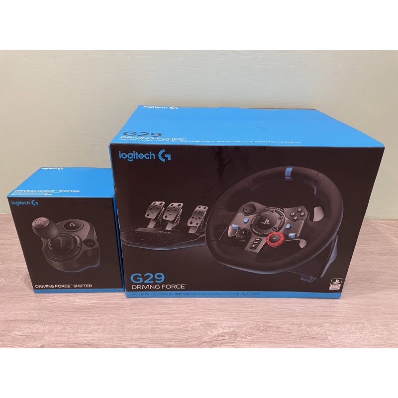 Logitech G29 + 搖桿shifter DRIVING FORCE