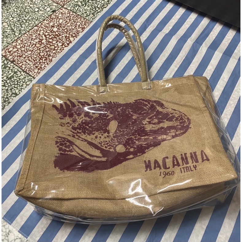 Macanna 全新 雙面圖騰防水大提袋