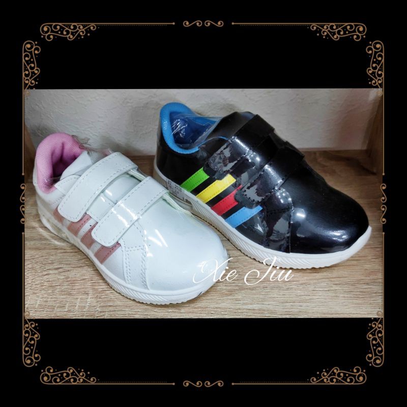 🎇台灣製造🌟兒童版鞋 休閒鞋 氣墊鞋 彩色 黏帶