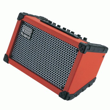 亞洲樂器 現貨 Roland CUBE Street 電吉他音箱 (紅) 街頭藝人必備聖品! 可用電池供電的綜合擴大音箱