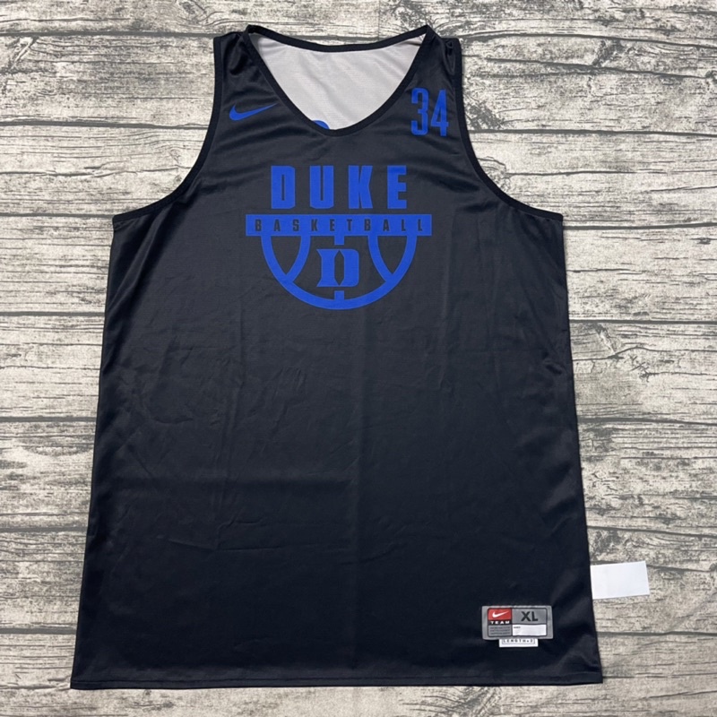 Nike NCAA Duke University 杜克 大學 球員版 雙面 練習衣 球衣 背心