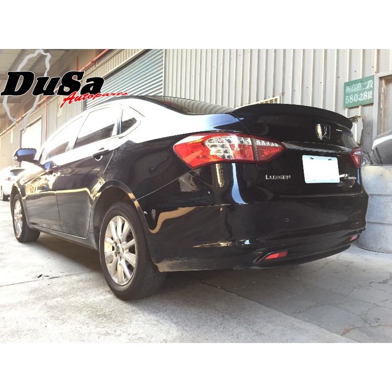 《DUSA》納智捷 Luxgen Sedan S5 PDL SG 尾翼 後擾流 全新PUF軟性材質 黑色素材未烤漆