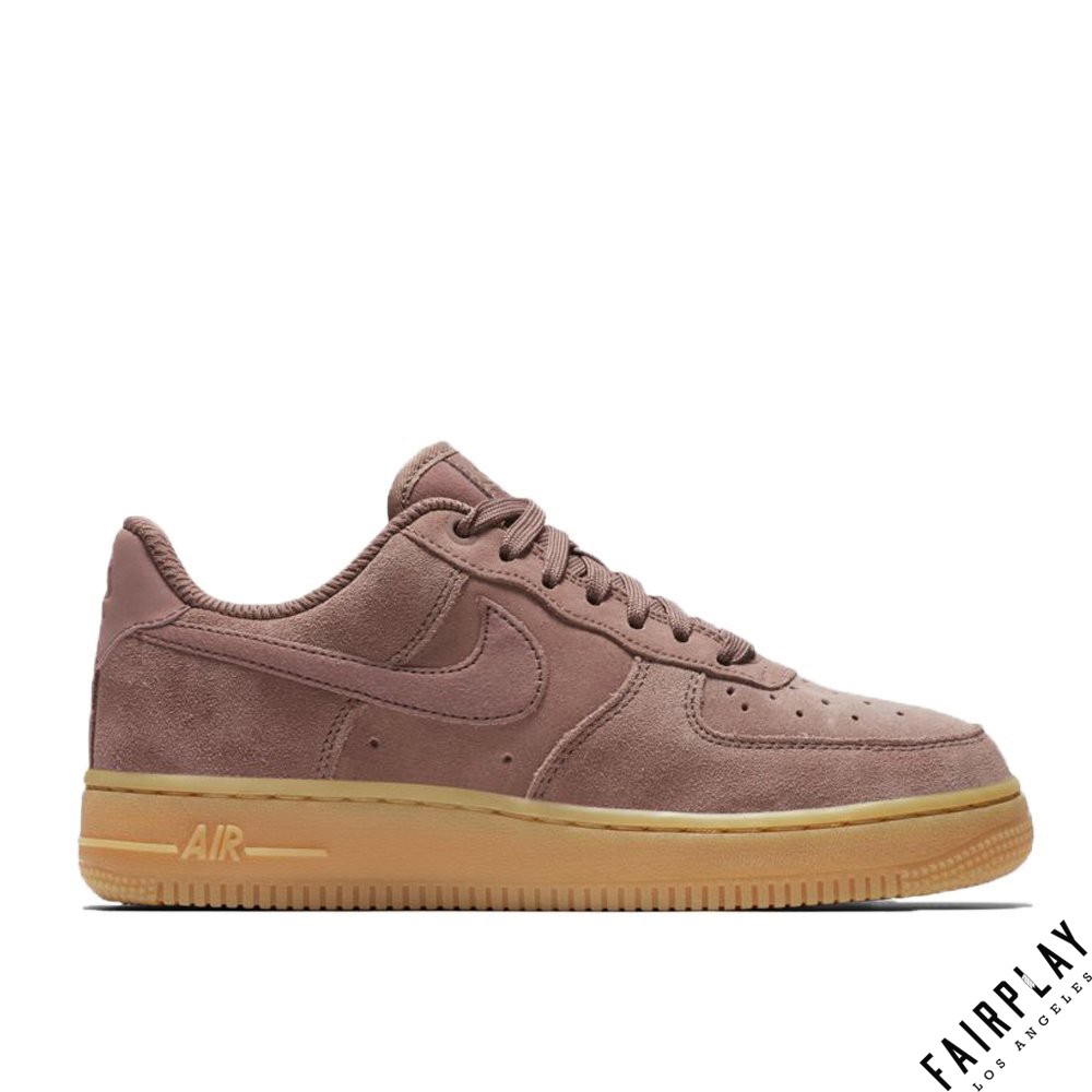 Nike W Air Force 1 '07 粉紫 女鞋 低筒 麂皮 運動鞋 慢跑鞋 空軍一號 AA0287-201