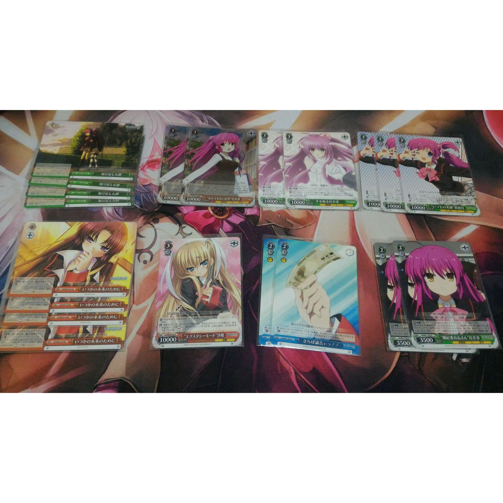 Ws Lb Little Busters 葉留佳佳奈多雙子開機牌組 蝦皮購物