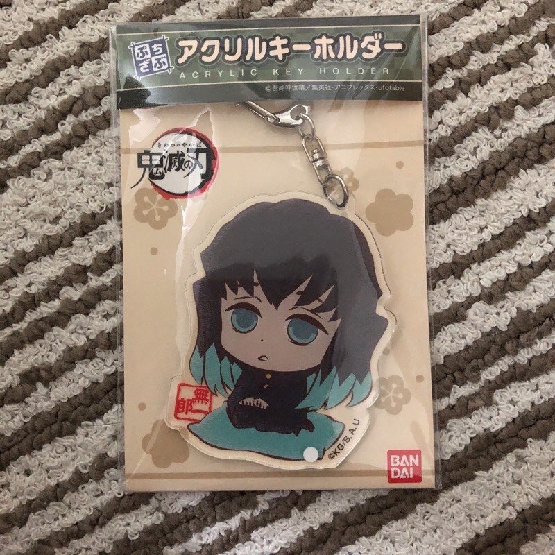 鬼滅之刃萬代時透無一郎q版坐姿壓克力鑰匙圈 蝦皮購物