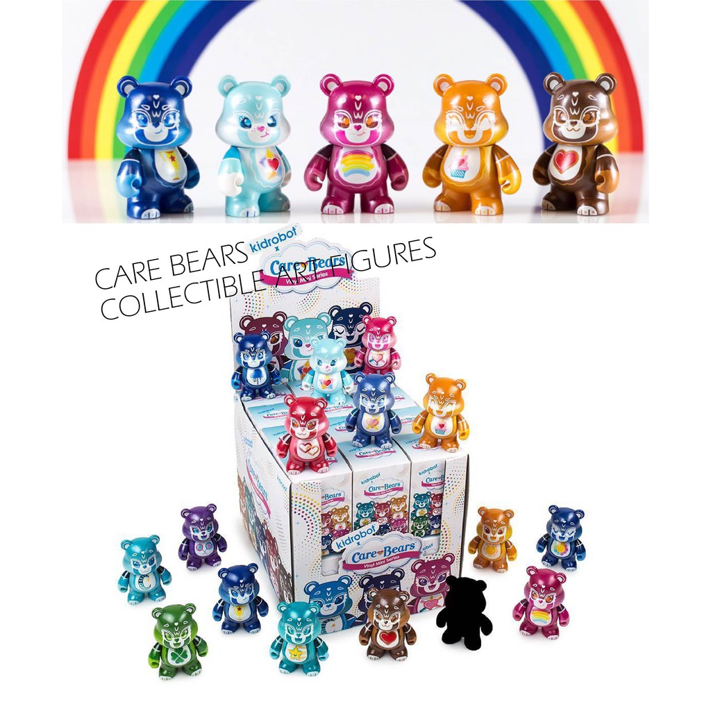 〈美國代購〉現貨 Care bears 聯名 彩虹熊 娃娃 盒玩 公仔 care bear kidrobot