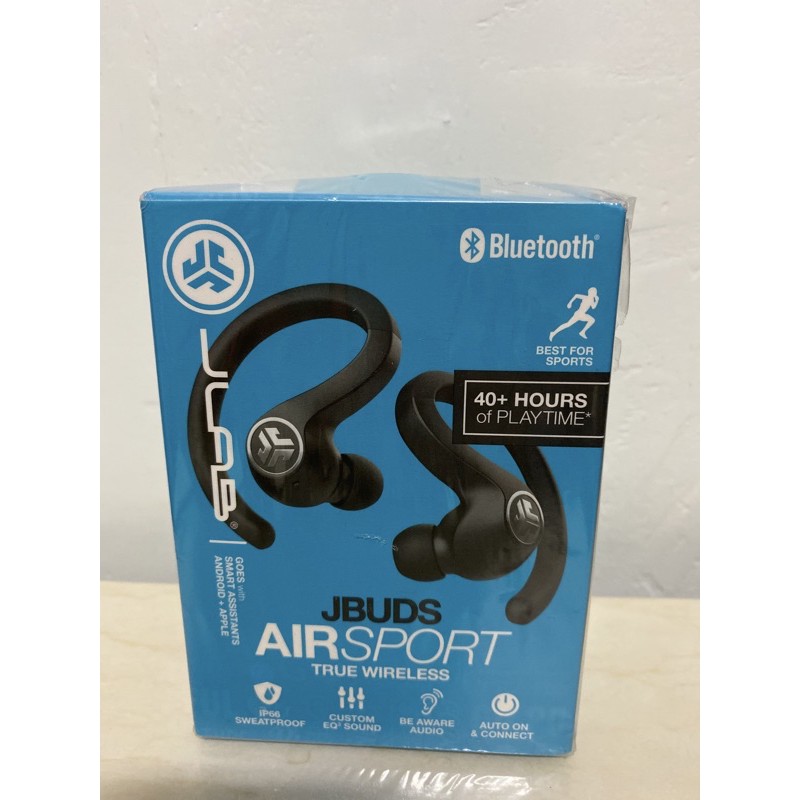 ［全新］JLab JBuds Air Sport 真無線藍牙耳機 黑色