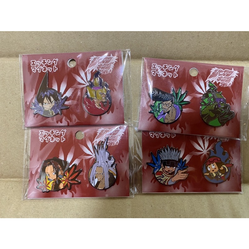 通靈王 通靈童子 日本正版 徽章別針 磁鐵 麻倉葉 恐山安娜 葉王 阿彌陀丸 道蓮 馬孫 蝦皮購物