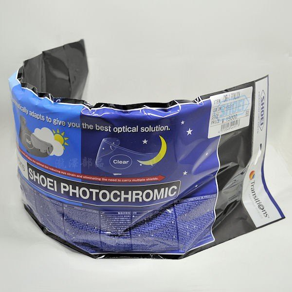 瀧澤部品 日本SHOEI CWR-1原廠 Photocromic 全視線 變色鏡片 可裝防霧片 Z7 X14遮陽 全罩式