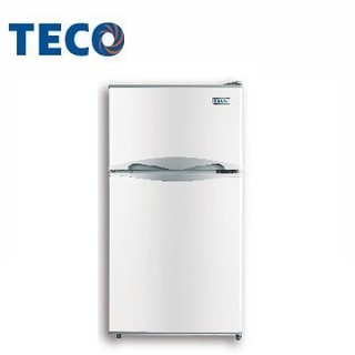 限區配送全新品限量特價TECO 東元 93公升 定頻 雙門 小冰箱 一級能效 R1090W(白色)R1090S(灰色)