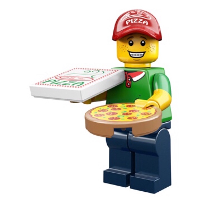 《Bunny》LEGO 樂高 71007 11號 外送比薩小弟 比薩外送員 第12代人偶包