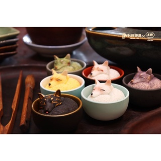 夥伴玩具 轉蛋 扭蛋 杯中生物 狐狸篇 AH WEI 夥伴賞 隱藏版 茶杯 狐狸 金尖黑茶 FOX 大全套6種