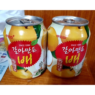 韓國海太HAITAI水梨汁/白葡萄汁，喝的到果肉喔🥰👍