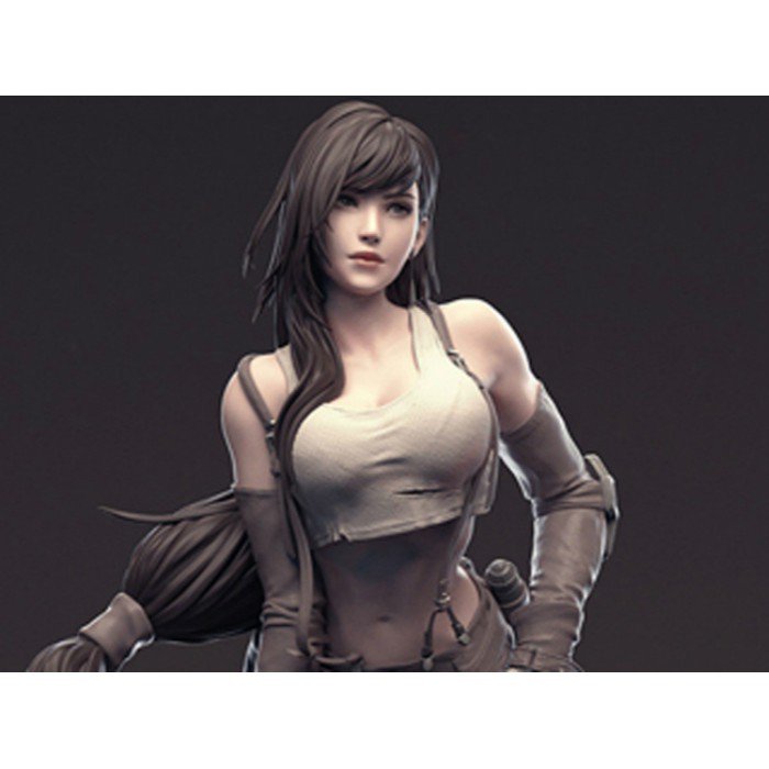 【貓咪】新品上市幻都GK模型 1/6 最終幻想VII 蒂法洛克哈特  Tifa ff7 手辦白模