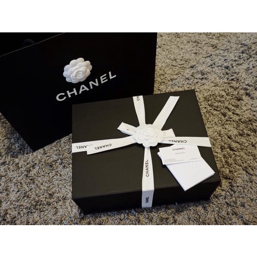 Chanel香奈兒 磁吸精品盒 名牌盒 山茶花緞帶 山茶花緞帶 香奈兒卡片