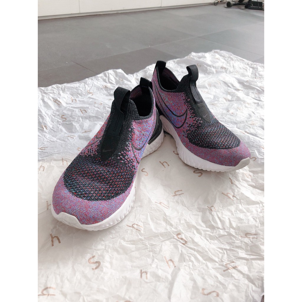 Nike Epic Phantom React Flyknit女款跑鞋紫色運動鞋