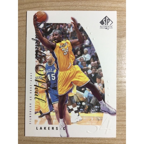 upper deck 2000 SHAQUILLE O'NEAL nba 球員卡 湖人