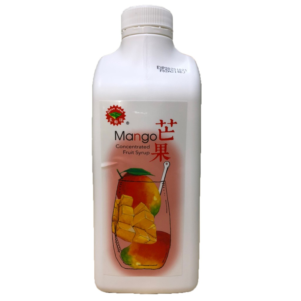 【綠盟】良田牌 芒果濃糖果汁- 1.2kg/瓶 效期20240926