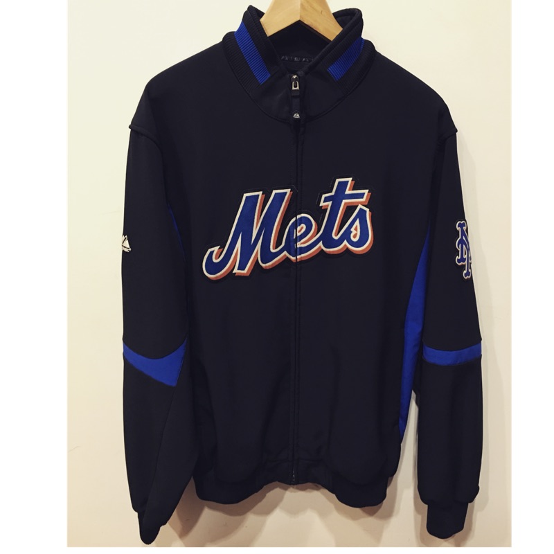 美國職棒MLB 大都會隊 棒球外套 二手
