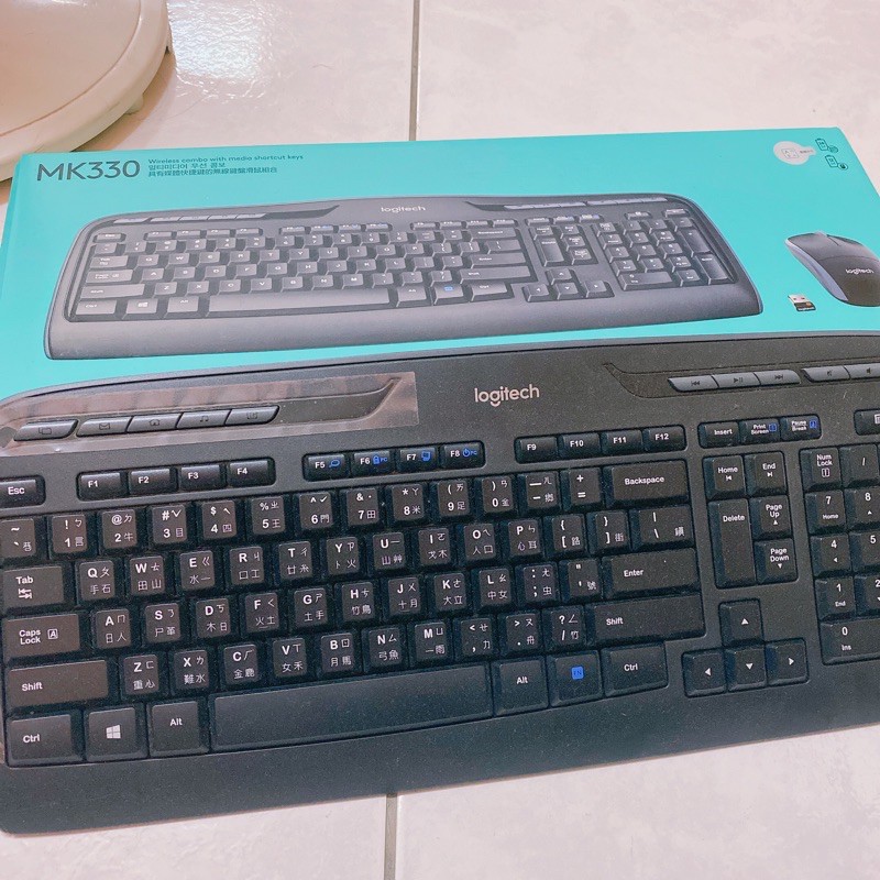 羅技 logitech MK330 鍵盤滑鼠組