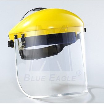 藍鷹牌 頭盔 防護面罩 防噴濺 透明面板安全防護面罩組 防塵/防液體噴濺 防輕衝擊 可調整弧度