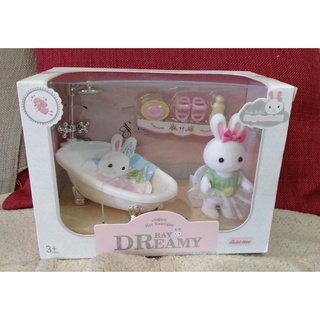 【現貨】 BAY DREAMY 兔子森林家族 森林家族兔 兔子家族 YASINI 兔子 兔兔 浴室浴缸 辦家家酒玩具模型