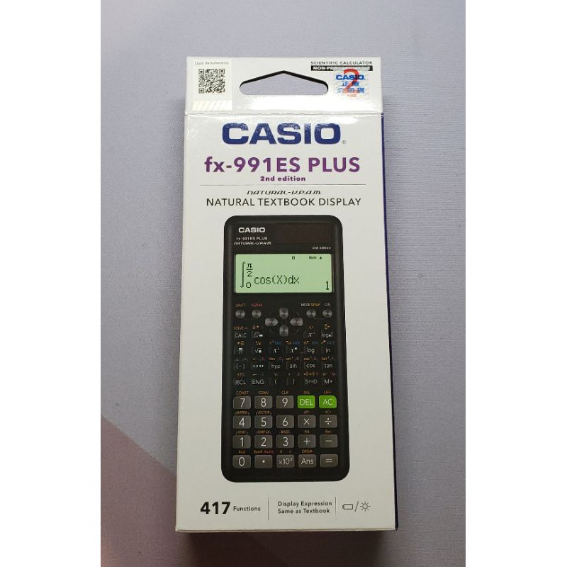 （全新）CASIO fx-991ES PLUS 二代 台灣公司貨
