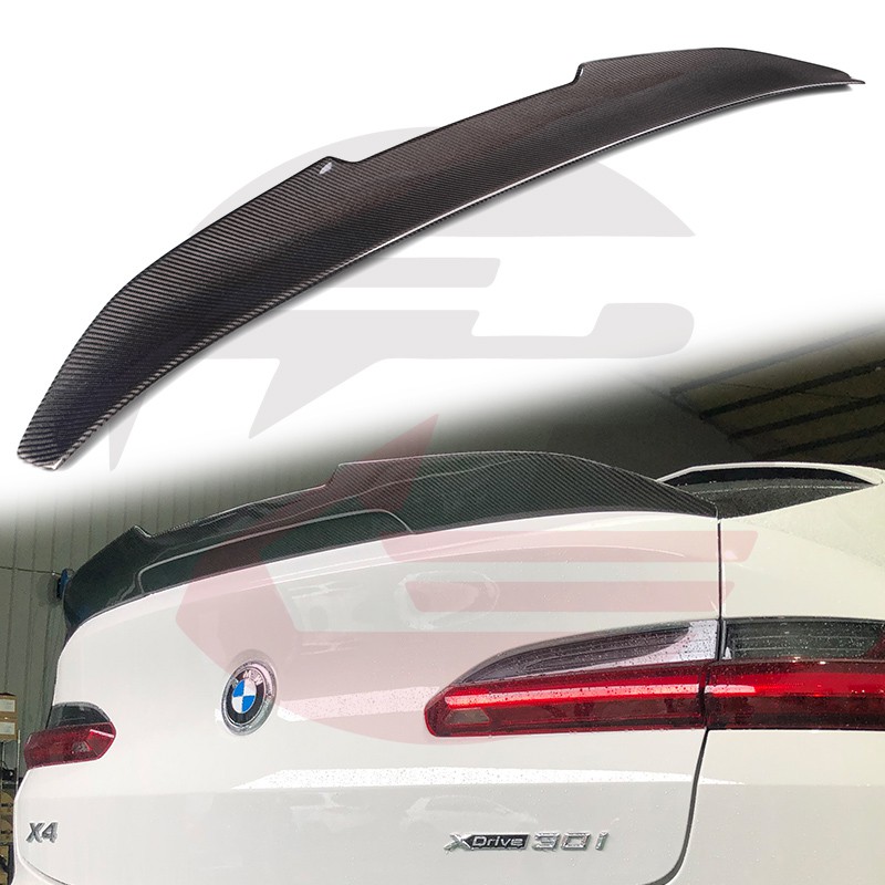 KP擎利國際 BMW G02 2019+ X4車系 20i 30i M40i 碳纖維PSM款尾翼(外銷熱賣商品)