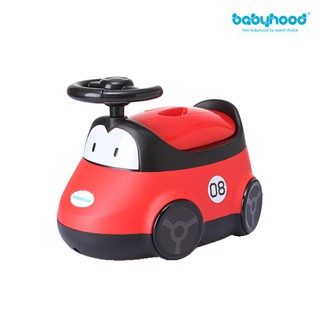 babyhood 小汽車學習便器(紅色)米菲寶貝