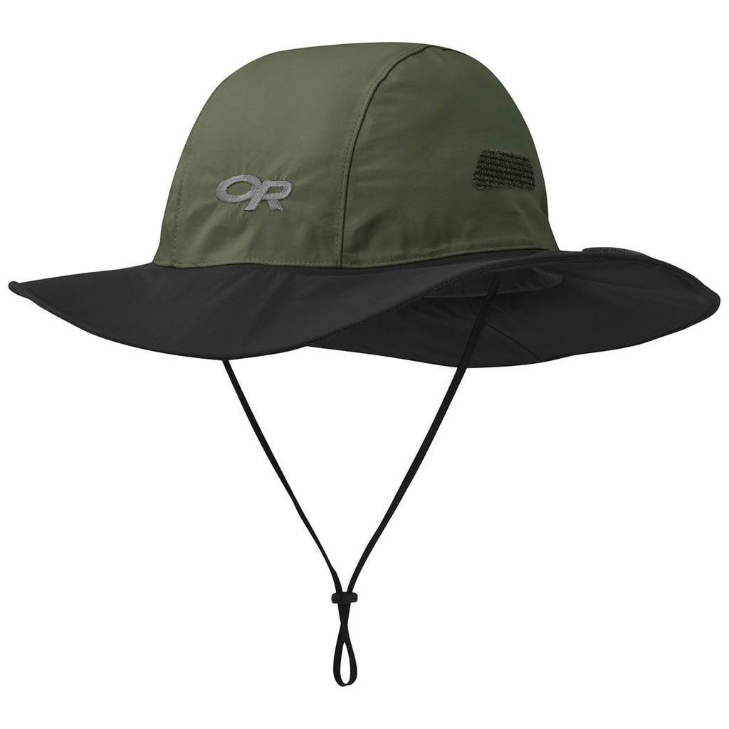 免運~ OR outdoor research 經典款大盤帽 GORE-TEX 防水透氣遮陽帽 軍綠色OR登山帽健行帽