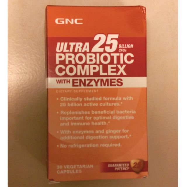 GNC健安喜益菌群25B膠囊食品 Ultra 25 Probiotic Complex with Vitamin D-3