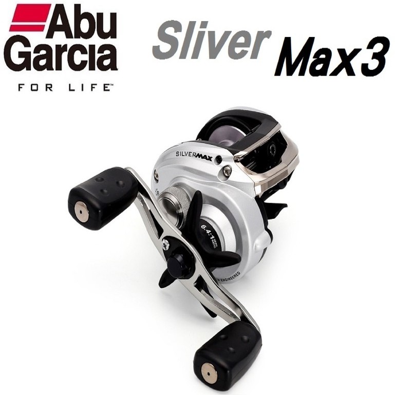 Abu Garcia Sliver Max3 【海天龍釣具商城】小烏龜捲線器、淡海水適用 泛用性廣，單手回覆設計