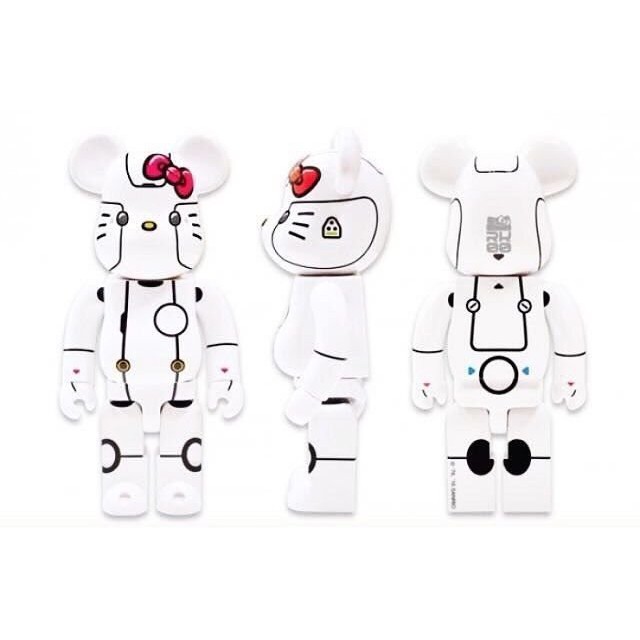 BE@RBRICK BEARBRICK 100% 庫柏力克熊 凱蒂貓 ROBOT KITTY