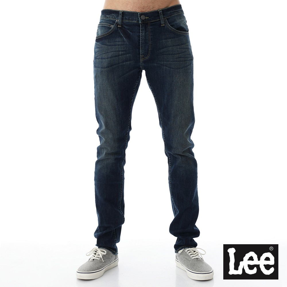 Lee 709 低腰合身小直筒牛仔褲 男 中古深藍 Modern 160002T06