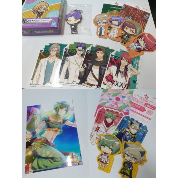 A3 春組夏組秋組皇天馬瑠璃川幸碓冰真澄希特隆泉田莇七尾太一兵頭十座茅崎至相卡貼紙娃