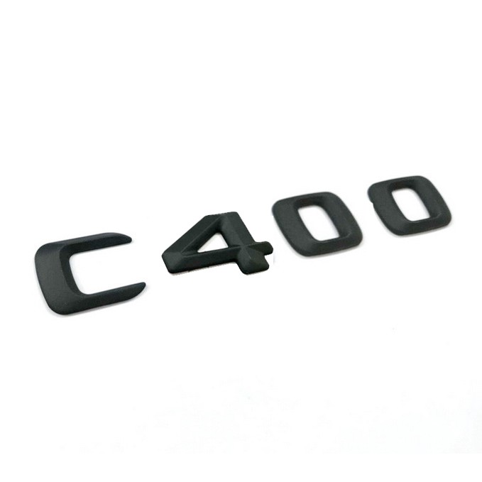 【JR 佳睿精品】15-16 Benz W205 C400 新款 消光黑 字貼 字體 後廂字標 尖面 23mm