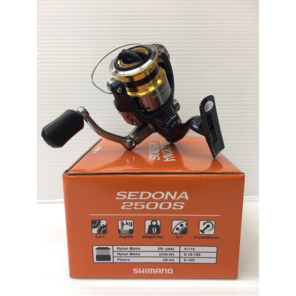 ◎百有釣具◎SHIMANO SEDONA 捲線器 2500S型 淺線杯~ 無論何種釣場皆可使用輕量全方位款式