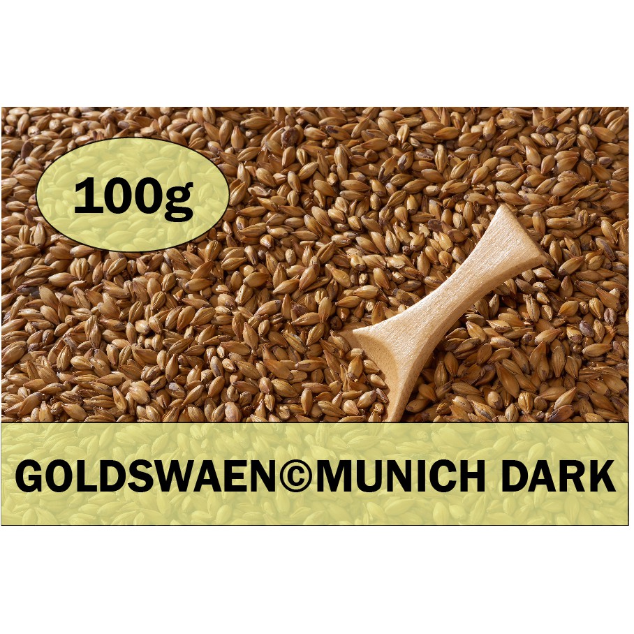 深色慕尼黑焦糖麥芽  天鵝牌GOLDSWAEN©MUNICH DARK Malt 100g ●○●霧樂家釀○●○自釀啤酒